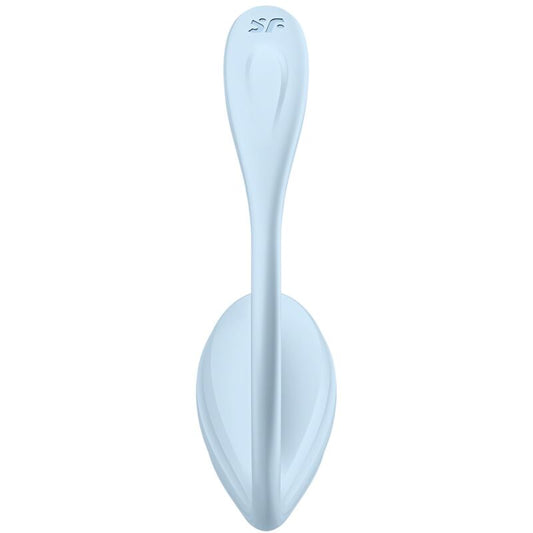 SATISFYER - APLICATIVO GRATUITO ESTIMULADOR DE PONTO G SMOOTH PETAL AZUL CÉU