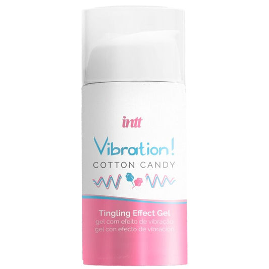 INTT - COTTON CANDY LIQUID VIBRATING GEL POWERFUL INTIMATE STIMULATOR 15 ML