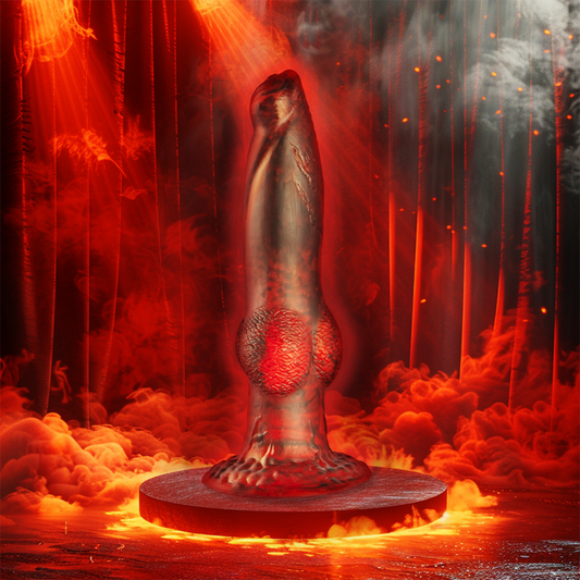 EPIC - PROMETHEUS FLAME TITAN DILDO CONTROLE REMOTO RECARREGÁVEL