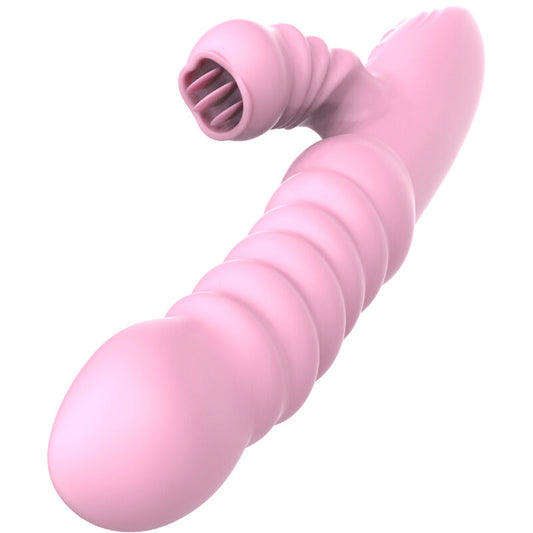 ARMONY - MULTIFUNCTION VIBRATOR WITH STIMULATING TONGUE PINK HEAT EFFECT