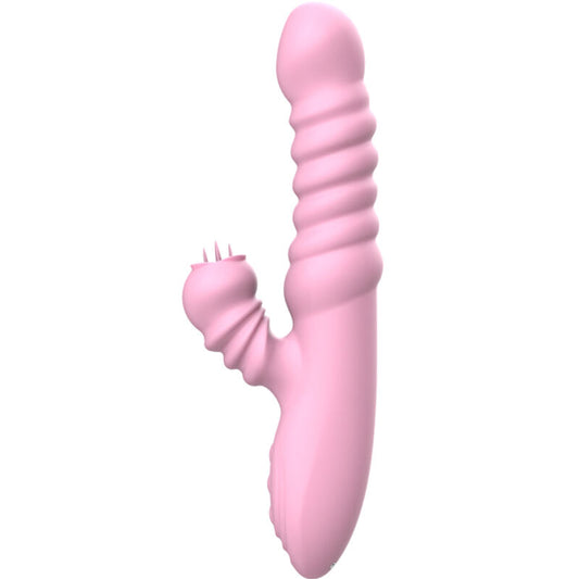 ARMONY - MULTIFUNCTION VIBRATOR WITH STIMULATING TONGUE PINK HEAT EFFECT