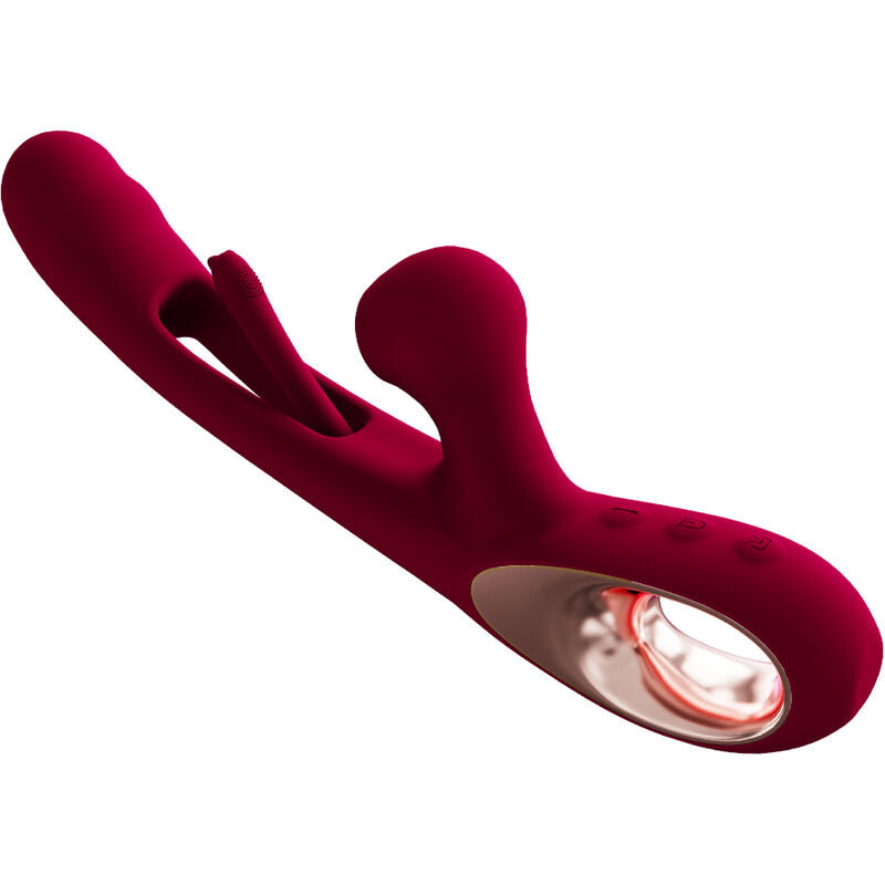 ARMONY - IMPACT SWING VIBRATOR &amp; DOUBLE STIMULATOR MODEL 2 BORDEAUX
