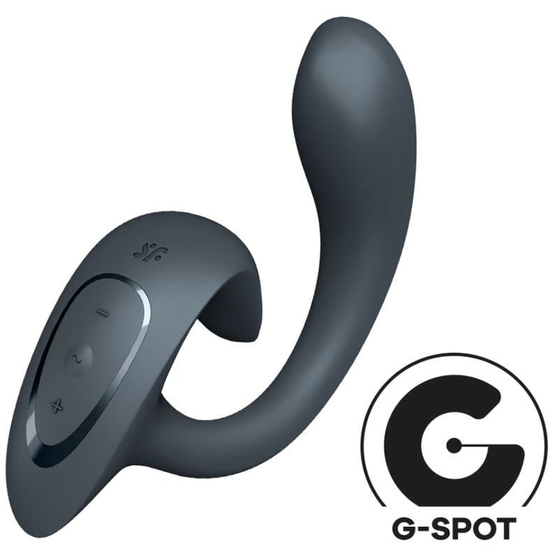SATISFYER - G FOR GODDESS 1 DARK GREY RABBIT VIBRATOR?