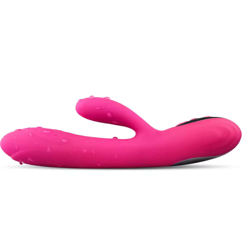 ARMONY - FLEXIBLE VIBRATOR &amp; STIMULATOR HEAT EFFECT FUCHSIA