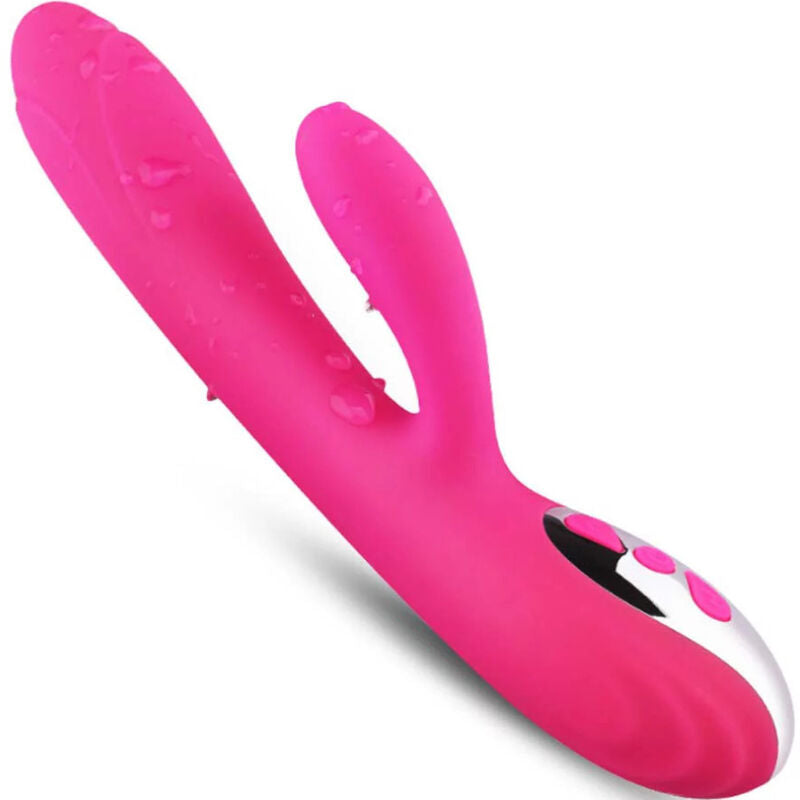 ARMONY - FLEXIBLE VIBRATOR &amp; STIMULATOR HEAT EFFECT FUCHSIA