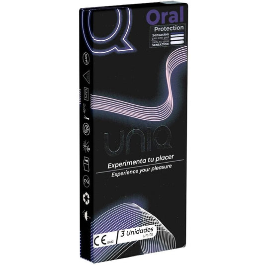 UNIQ - PRESERVATIVOS CLÁSSICOS SEM LÁTEX 3 UNIDADES