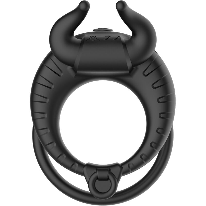 ARMONY - ANEL VIBRATÓRIO BULL'S PASSION 10 VELOCIDADES PRETO