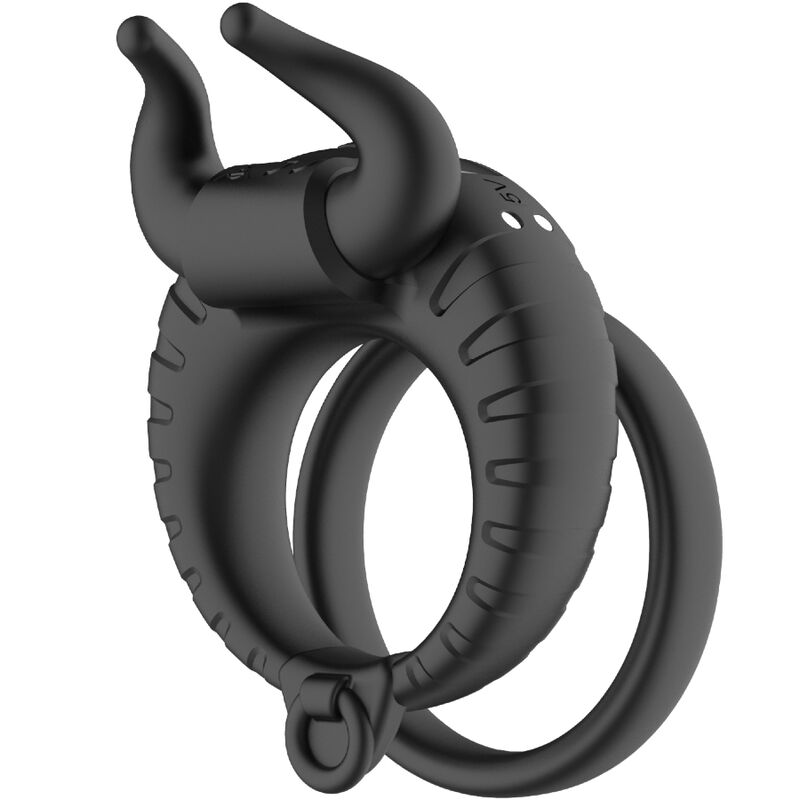 ARMONY - ANEL VIBRATÓRIO BULL'S PASSION 10 VELOCIDADES PRETO