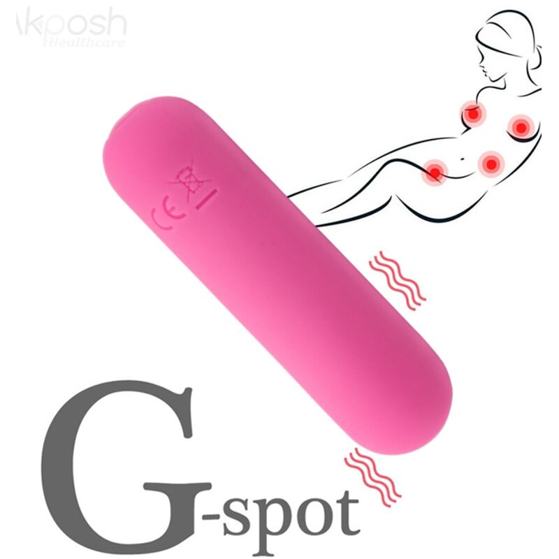 ARMONY - SPLASH HAHA VIBRADOR DE SILICONE 10 VIBRAÇÕES 75 X 19 CM ROSA