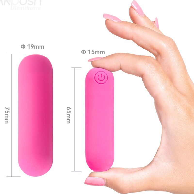 ARMONY - SPLASH HAHA VIBRADOR DE SILICONE 10 VIBRAÇÕES 75 X 19 CM ROSA