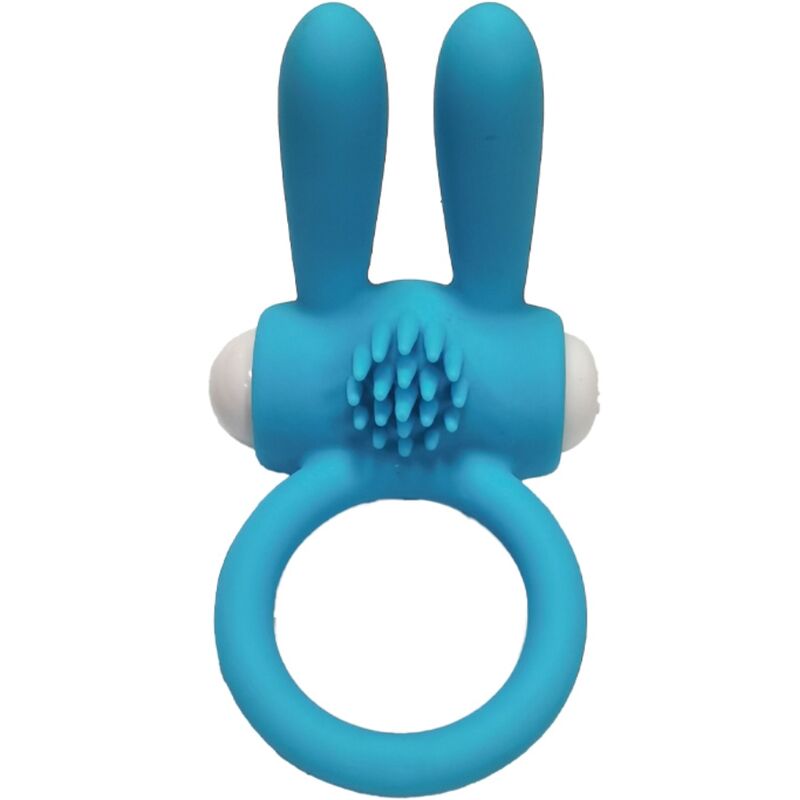 ARMONY - ANEL VIBRATÓRIO DE SILICONE PRETO MR BUNNY
