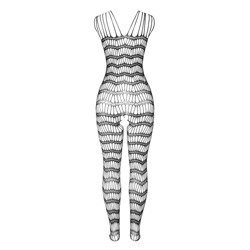 SUBBLIME - 951696 BODYSTOCKING ABERTO DE REDE COM ALÇAS PRETO TAMANHO ÚNICO