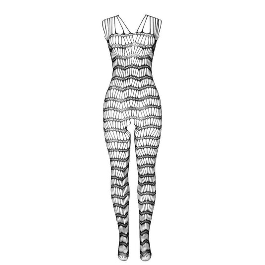 SUBBLIME - 951696 BODYSTOCKING ABERTO DE REDE COM ALÇAS PRETO TAMANHO ÚNICO