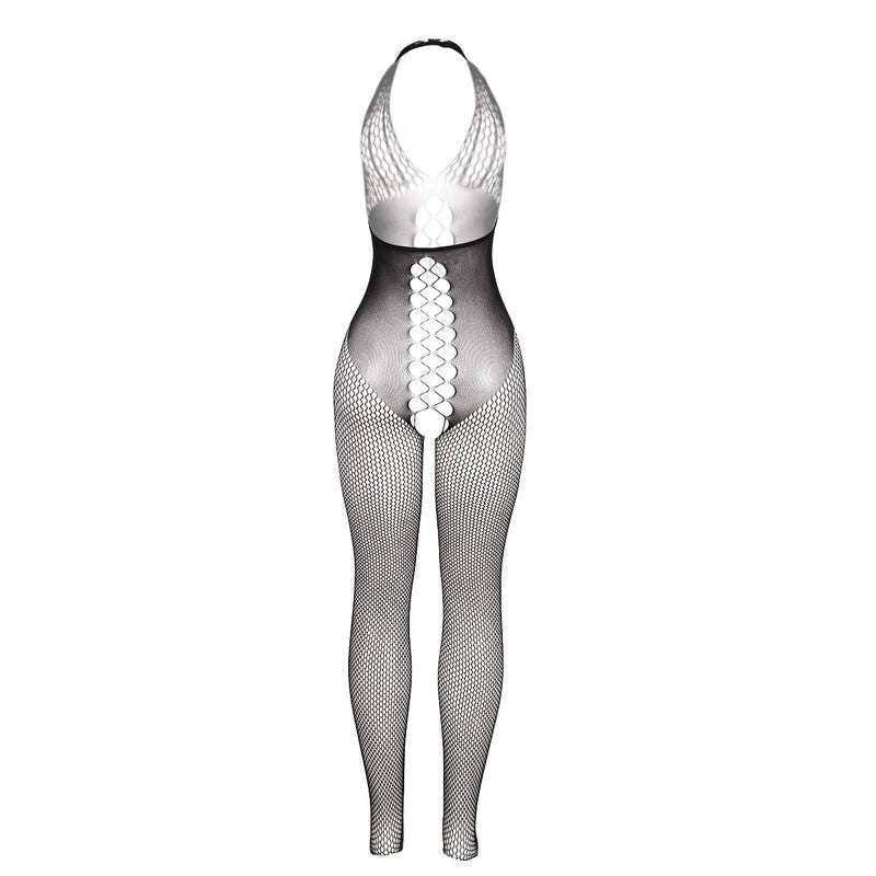 SUBBLIME - 951832 BODYSTOCKING COM COSTAS ABERTAS E DETALHES DE CRUZ PRETO TAMANHO ÚNICO