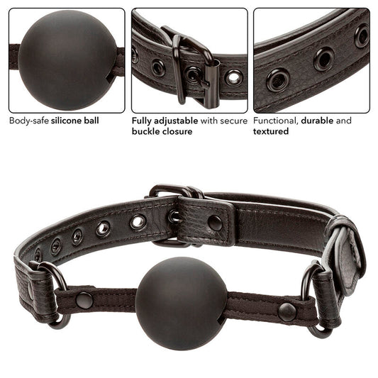 CALEXOTICS - MORDAÇA NOTURNA DE SILICONE PRETA