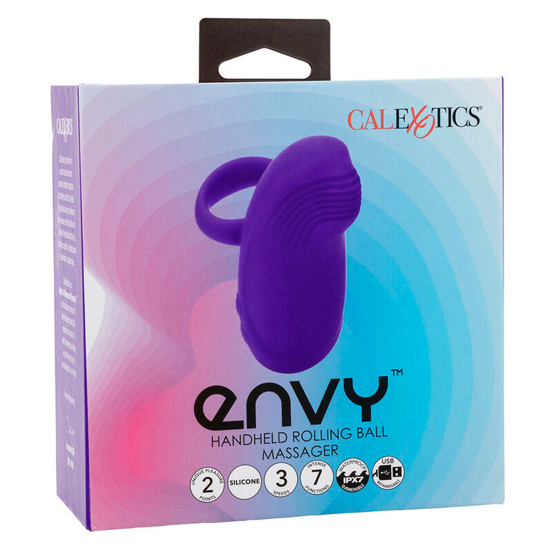 CALEXOTICS - MASSAGEADOR DE BOLAS PORTÁTIL ENVY COM 7 VIBRAÇÕES ROXO