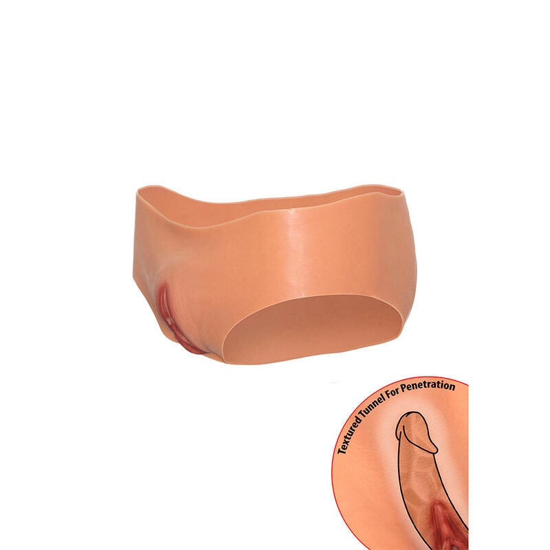 HIDDEN DESIRE - ALTER EGO OPEN VAGINA LOW-RISE BRIEFS NUDE