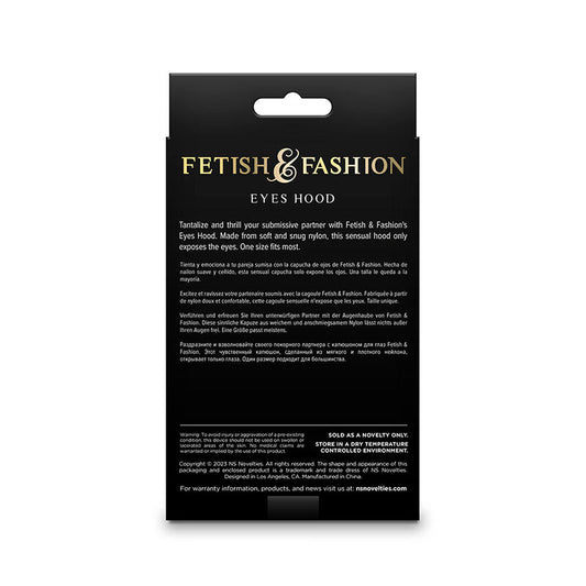 NS NOVELTIES - FETISH &amp; FASHION WHITE NYLON EYE BALACLAVA