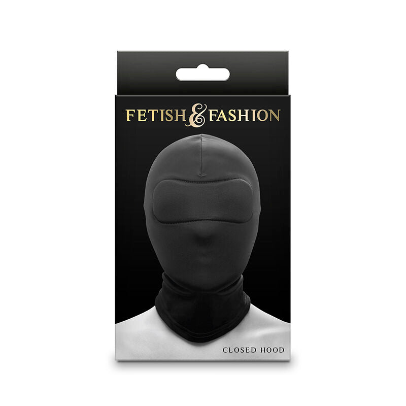 NS NOVELTIES - FETISH &amp; FASHION CLOSED BALACLAVA BLACK NYLON