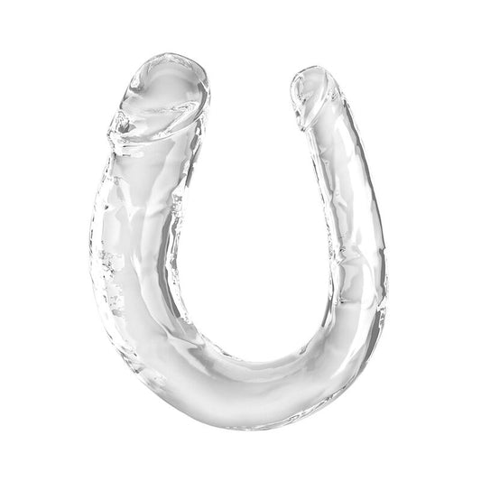 KING COCK - DOUBLE TROUBLE DOUBLE DILDO 33 CM TRANSPARENT