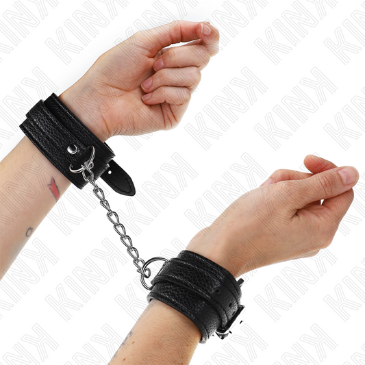 KINK - DESCANSO DE PULSO AJUSTÁVEL COM PADRÃO DE COBRA PRETA 20-28 CM X 5,4 CM