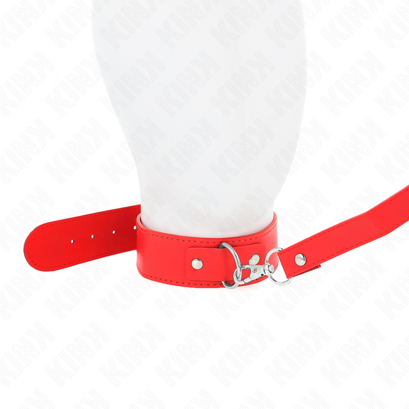 KINK - GOLA COM CINTO 116 CM PULSEIRA VERMELHA AJUSTÁVEL 32-50 CM X 8 CM