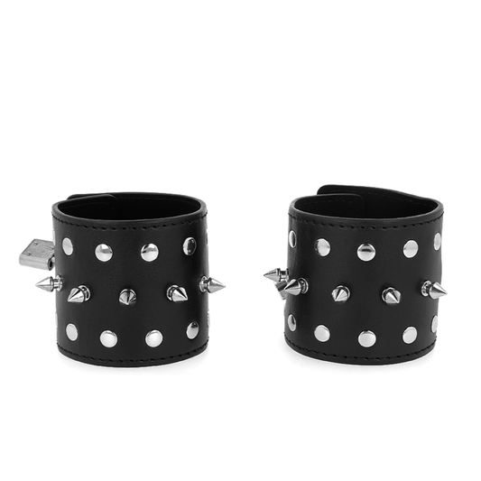 KINK - PUNK PULSEIRAS COM ESPIGÕES 25 X 6 CM