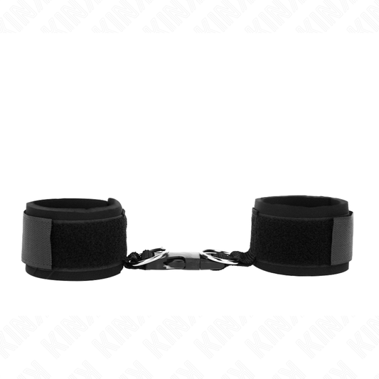 KINK - Adjustable Black Neoprene Wrist Support with Fasteners and Buckles 22-34 cm