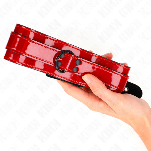 KINK - ADJUSTABLE WINE RED COLLAR 37.5-49.5 CM X 5 CM