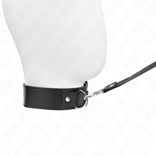 KINK - COLLAR WITH BELT 116 CM ADJUSTABLE BLACK BRACELET 32-50 CM X 8 CM
