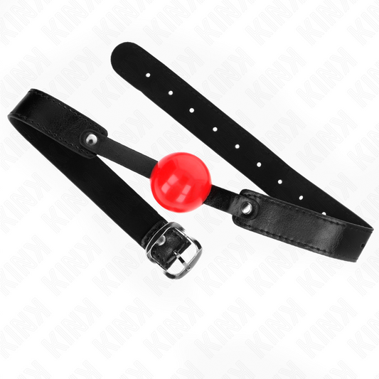 KINK - 4 CM SOFT TPE BALL GAG MODEL 1 66 x 2.5 CM ADJUSTABLE 41-61 CM