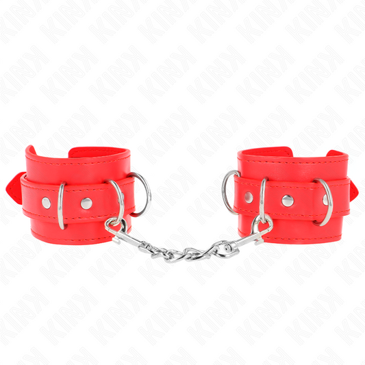 KINK - 3 ADJUSTABLE RED WRISTWRAPS 17.5-25 CM X 6 CM