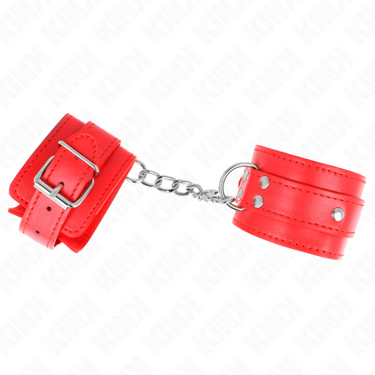 KINK - 3 ADJUSTABLE RED WRISTWRAPS 17.5-25 CM X 6 CM