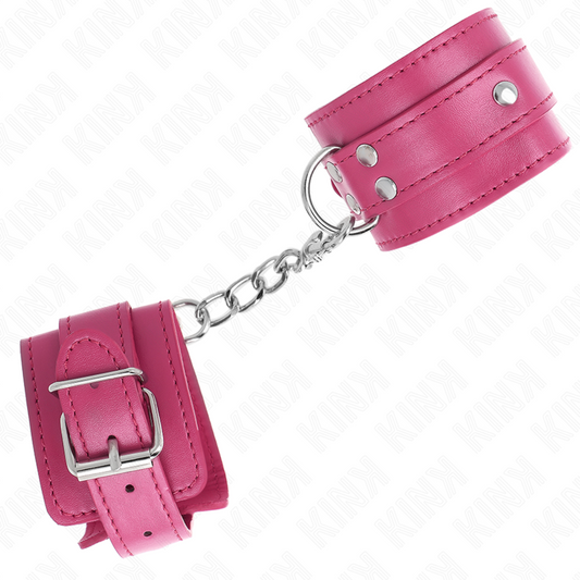 KINK - 3 ADJUSTABLE PINK WRISTWRAPS 17.5-25 CM X 6 CM