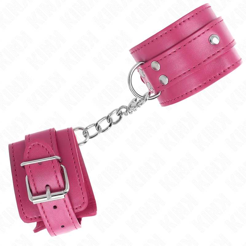 KINK - 3 ADJUSTABLE PINK WRISTWRAPS 17.5-25 CM X 6 CM