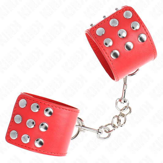KINK - WRIST REST WITH ADJUSTABLE RED SNAP 19-24 CM X 5.5 CM