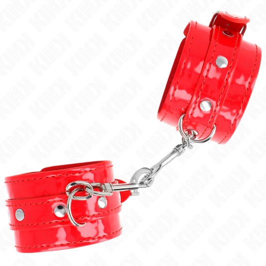 KINK - PUNHOS AJUSTÁVEIS VERMELHOS BRILHANTES 23-33 CM