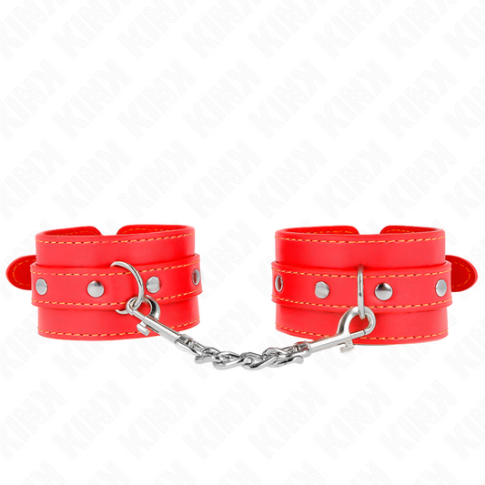 KINK - PULSEIRA FINA AJUSTÁVEL VERMELHA 21-33 CM