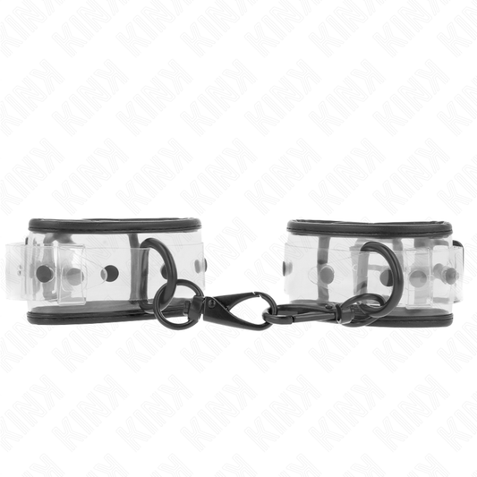 KINK - ADJUSTABLE TRANSPARENT CUFFS 18-30 CM X 5.5 CM
