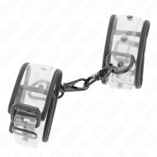 KINK - ADJUSTABLE TRANSPARENT CUFFS 18-30 CM X 5.5 CM