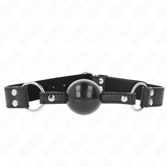 KINK - 4 CM SOFT AND SOLID BALL STICK WITH LEATHER STRAP 62 x 2.5 CM ADJUSTABLE 42-58 CM