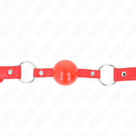 KINK - TPE BALL GAG 4 CM WITH ROJO LOCK 60 x 2 CM