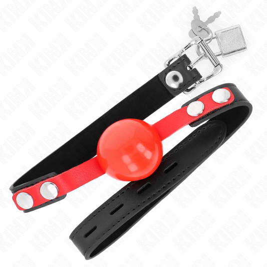 KINK - 4 CM SOFT TPE BALL GAG MODEL 4 60 x 2 CM ADJUSTABLE 37-52 CM