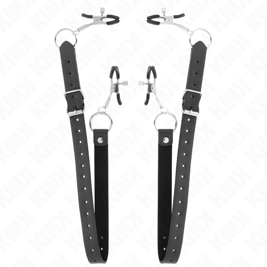 KINK - 4 ADJUSTABLE CLITORIS CLAMPS 34-48 CM