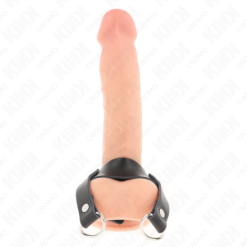 KINK - COCK RING WITH D-SHAPED RINGS 18.5 X 3.3 CM