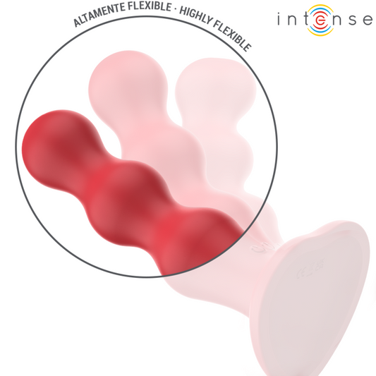 INTENSO - CODY VIBRADOR COM CONTROLE REMOTO DE VENTOINHA VERMELHO