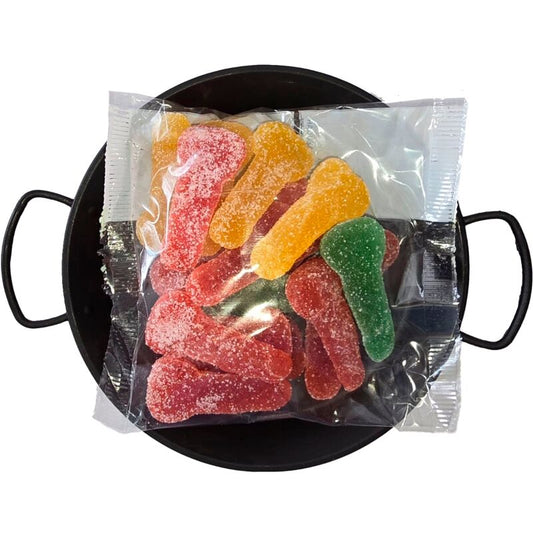 DIABLO PICANTE - CHEWABLE PENIS-SHAPED SUGAR CANDIES IN DIFFERENT FLAVORS