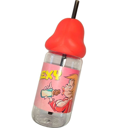 DIABLO PICANTE - PENIS-SHAPED BOTTLE 360 ML RED