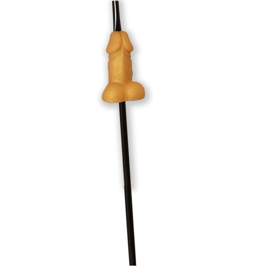 DIABLO PICANTE - GOLDEN PENIS-SHAPED STRAW