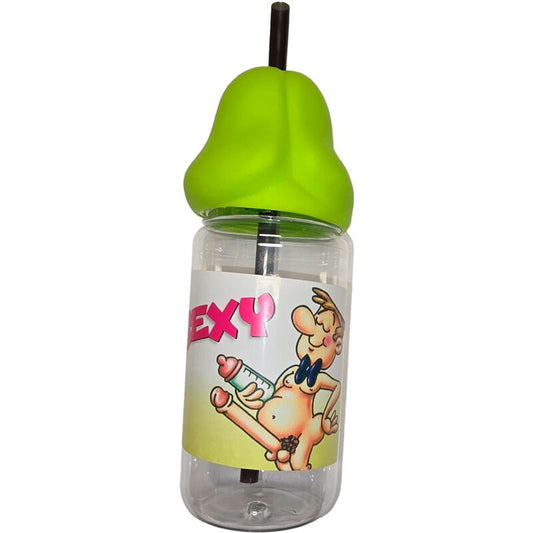 DIABLO PICANTE - PENIS-SHAPED BOTTLE 360 ML GREEN